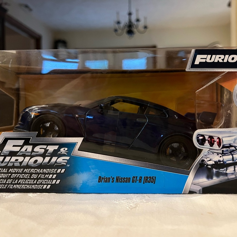 Fast & Furious Brian's Nissan GT-R (R35) Model Car